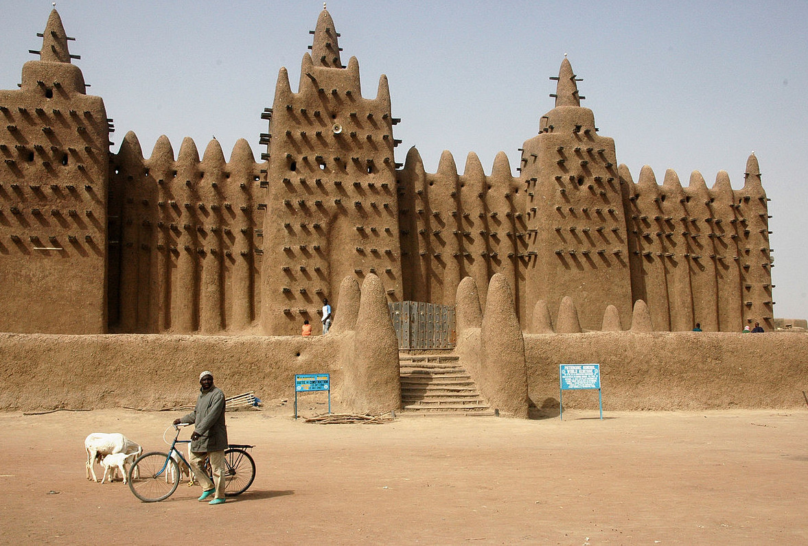 Mud Mosque in Djene, Mali