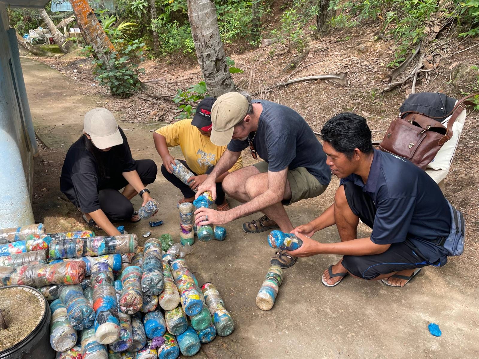 Continue adding ecobricks