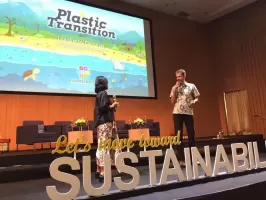 The GEA Jakarta Team Presents Ecobricks & Plastic Transition to Kalbe Farma in  had 200 participants