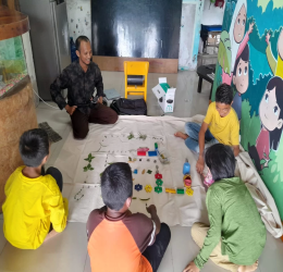 Bahagia belajar ecobrick bareng anak hebat in Indonesia had 4 participants